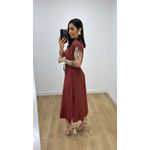 Vestido Toquio Telha