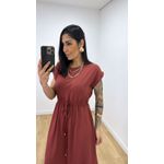 Vestido Toquio Telha