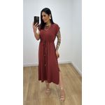 Vestido Toquio Telha