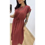 Vestido Toquio Telha