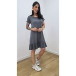 Vestido Camila Cinza