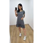 Vestido Camila Cinza