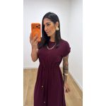 Vestido Toquio Marsala