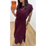 Vestido Toquio Marsala