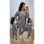 Conjunto Fernanda Cinza