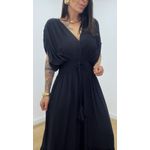 Vestido Tássia Liso Preto