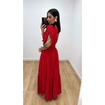 Vestido Tássia Liso Vermelho