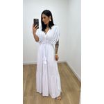 Vestido Tássia Liso Branco