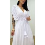 Vestido Tássia Liso Branco