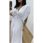 Vestido Tássia Liso Branco