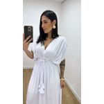 Vestido Tássia Liso Branco