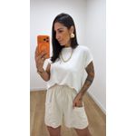 Short Linho Natural