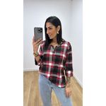 Blusa Selma Xadrez Vermelha