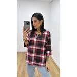 Blusa Selma Xadrez Vermelha