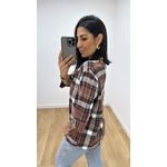 Blusa Selma Xadrez Marrom
