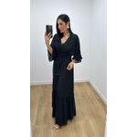 Vestido Talita Poá Preto