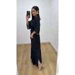 Vestido Talita Poá Preto