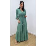Vestido Talita Poá Verde