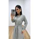 Vestido Bruna Cinza