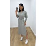 Vestido Bruna Cinza
