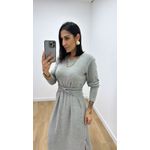 Vestido Bruna Cinza