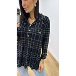 Camisa Emma Estampada Preta