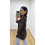 Camisa Emma Estampada Marrom