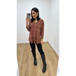 Camisa Emma Estampada Chocolate