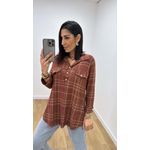 Camisa Emma Estampada Chocolate