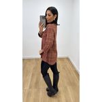Camisa Emma Estampada Chocolate