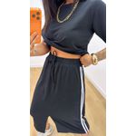Conjunto Saia Kaly Preto