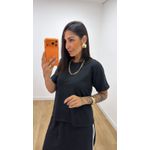 Conjunto Saia Kaly Preto