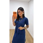 Conjunto Saia Kaly Azul