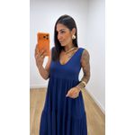 Vestido Aniele Azul Marinho