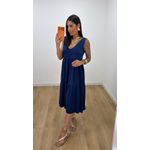 Vestido Aniele Azul Marinho