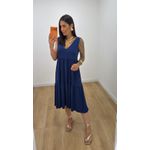 Vestido Aniele Azul Marinho