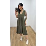 Vestido Aniele Verde Oliva