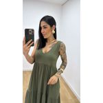 Vestido Aniele Verde Oliva