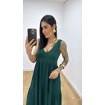Vestido Aniele Verde Folha