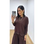 Conjunto Morgana Marrom