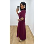 Vestido Jordana Vinho
