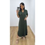 Vestido Jordana Verde Militar