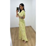 Vestido Tássia Estampado Verde