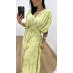 Vestido Tássia Estampado Verde