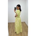 Vestido Tássia Estampado Verde