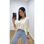 Blusa Valentina Bassi Areia