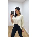 Blusa Valentina Bassi Areia