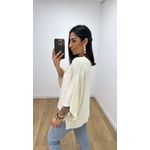 Blusa Valentina Bassi Areia