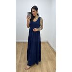 Vestido Francine Azul Marinho