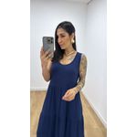 Vestido Francine Azul Marinho